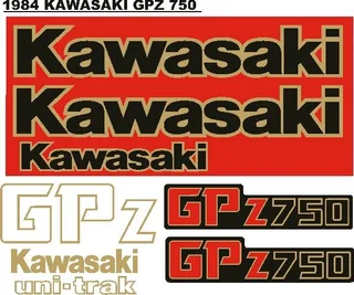 Graphics stickers decals for all Kawasaki GPZ motorcycles