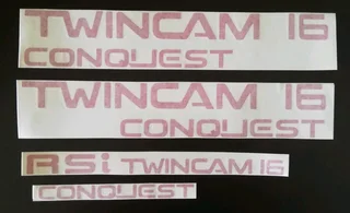Toyota Twincam Decals stickers sets