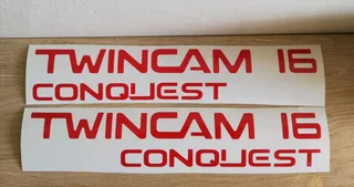 Toyota Twincam Decals stickers sets