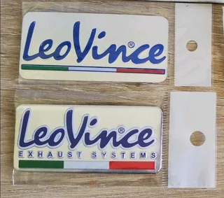 Leo Vince heat resistant aluminium exhaust badges emblems stickers