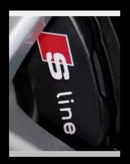 Audi brake caliper stickers decals sets