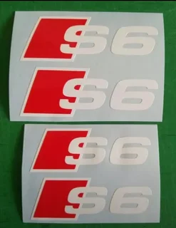 Audi brake caliper stickers decals sets