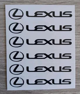 Lexus aluminium 3D emblems badges decals stickers.