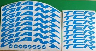 Giant TCR decals stickers vinyl cut graphics sets