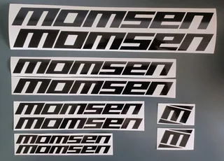 Momsen bicycle frame decals stickers graphics set