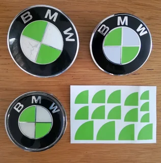BMW badge emblem vinyl overlay decals stickers