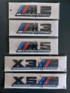 BMW Competition badges emblems stickers
