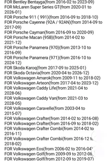 Audi TPMS valve sensor stems