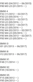 BMW 5, 6,7,8, M5, X3, X4, X5, X7 TPMS replacement valve sensor stems