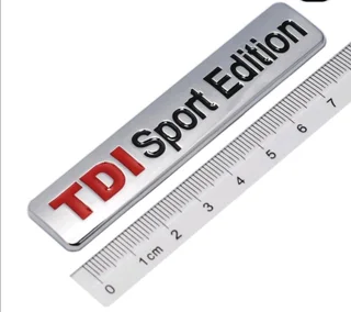 VW POLO badges emblems decals stickers