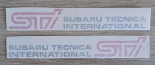 Subaru badges stickers key rings