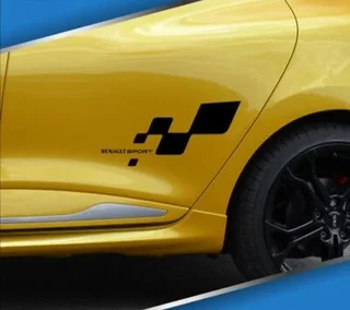 Renault Sport badges emblems decals stickers