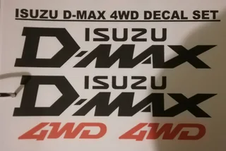 Isuzu D-MAX badges emblems decals stickers