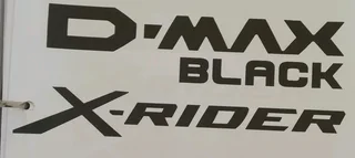 Isuzu D-MAX badges emblems decals stickers