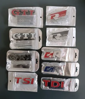 VW badges emblems decals stickers
