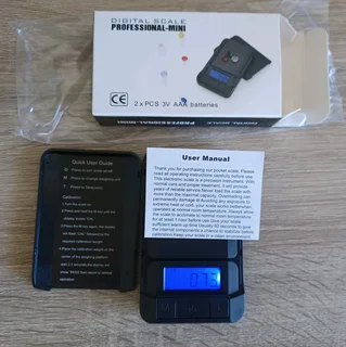 Precision digital pocket scale 0.01g - 200g