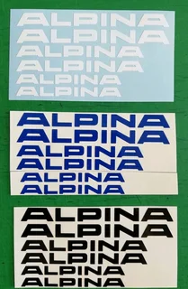 Alpina BMW emblems badges stickers decals