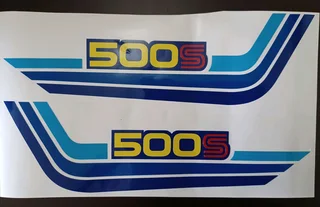 1982 Suzuki DR 500S decals stickers graphics set