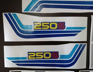 Decals graphics sticker set for a 1982 Suzuki DR 500S