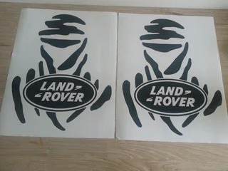 Dakar Spare wheel cover decals stickers