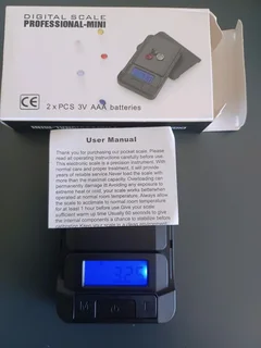 0.01g precision digital pocket scale