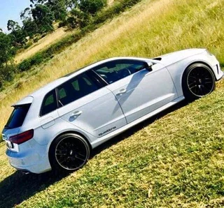 Set off 2 Audi / Quattro side skirt vinyl decals stickers graphics