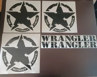 Graphics stickers decals for all models of Jeeps SUV 4x4