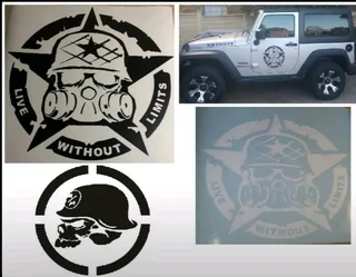 Graphics stickers decals for all models of Jeeps SUV 4x4