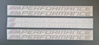 M Performance side skirt decals stickers graphics