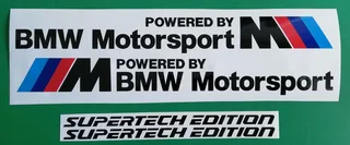 Pair off BMW Motorsport decals stickers graphics