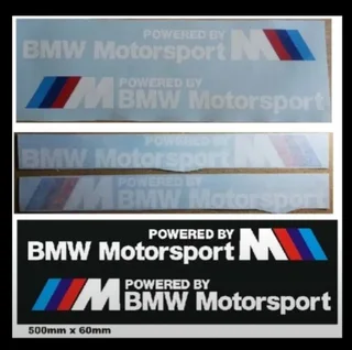 Pair off BMW Motorsport decals stickers graphics