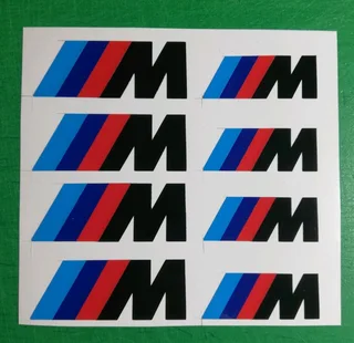 Pair off BMW Motorsport decals stickers graphics