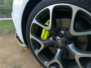 Vinyl cut Brembo caliper decals stickers set