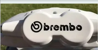Vinyl cut Brembo caliper decals stickers set
