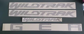 Ford Ranger wildtrak vinyl cut graphics decals stickers