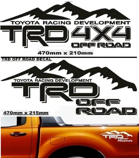 Toyota Hilux TRD decals stickers graphics