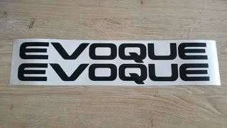 Set off 2 Range Rover Evoque graphics decals stickers