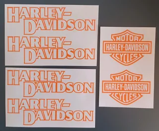 Harley Davidson graphics decals stickers