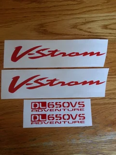 Suzuki Vstrom DL650 graphics decals sticker sets