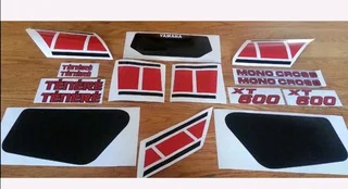34L - 1983 Yamaha XT 600 graphics decals vinyl sticker set
