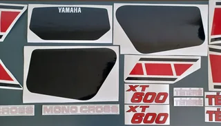 34L - 1983 Yamaha XT 600 graphics decals vinyl sticker set