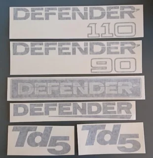 Land Rover Defender 90 2.8i decals stickers graphics kit