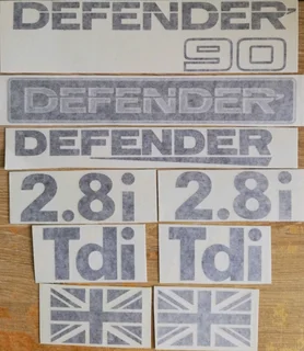 Land Rover Defender 90 2.8i decals stickers graphics kit