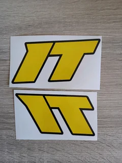 Decal kit for a 1985 Yamaha IT 200