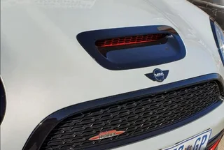 Pair of Mini John Cooper door side decals graphics vinyl cut stickers