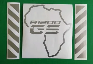 BMW R1200 GS pannier decals stickers / vinyl cut graphics