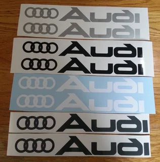 Audi side decals stickers / vinyl cut graphics