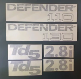 Land Rover Defender 2.8i stickers decals graphics