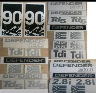 Land Rover Defender 2.8i stickers decals graphics
