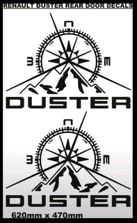 Renault Duster door stickers decals / vinyl cut graphics